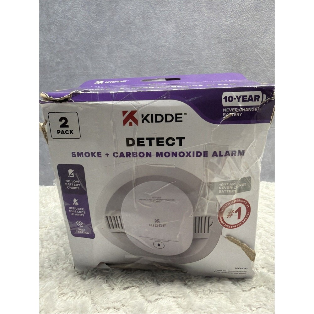 Kidde Smoke & Carbon Monoxide Detector 2PK Model: 30CUD10